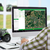 Schermo di computer con software per l'agricoltura di precisione SDF Data Management